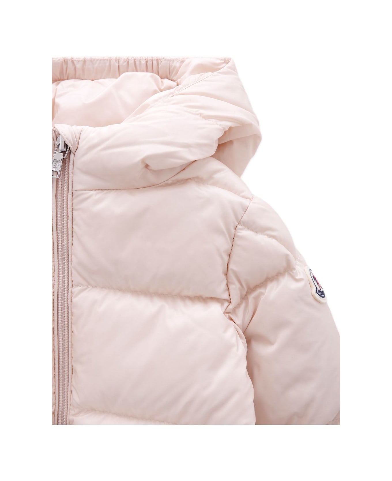 Moncler Enfant Hooded Down Jacket - Pink