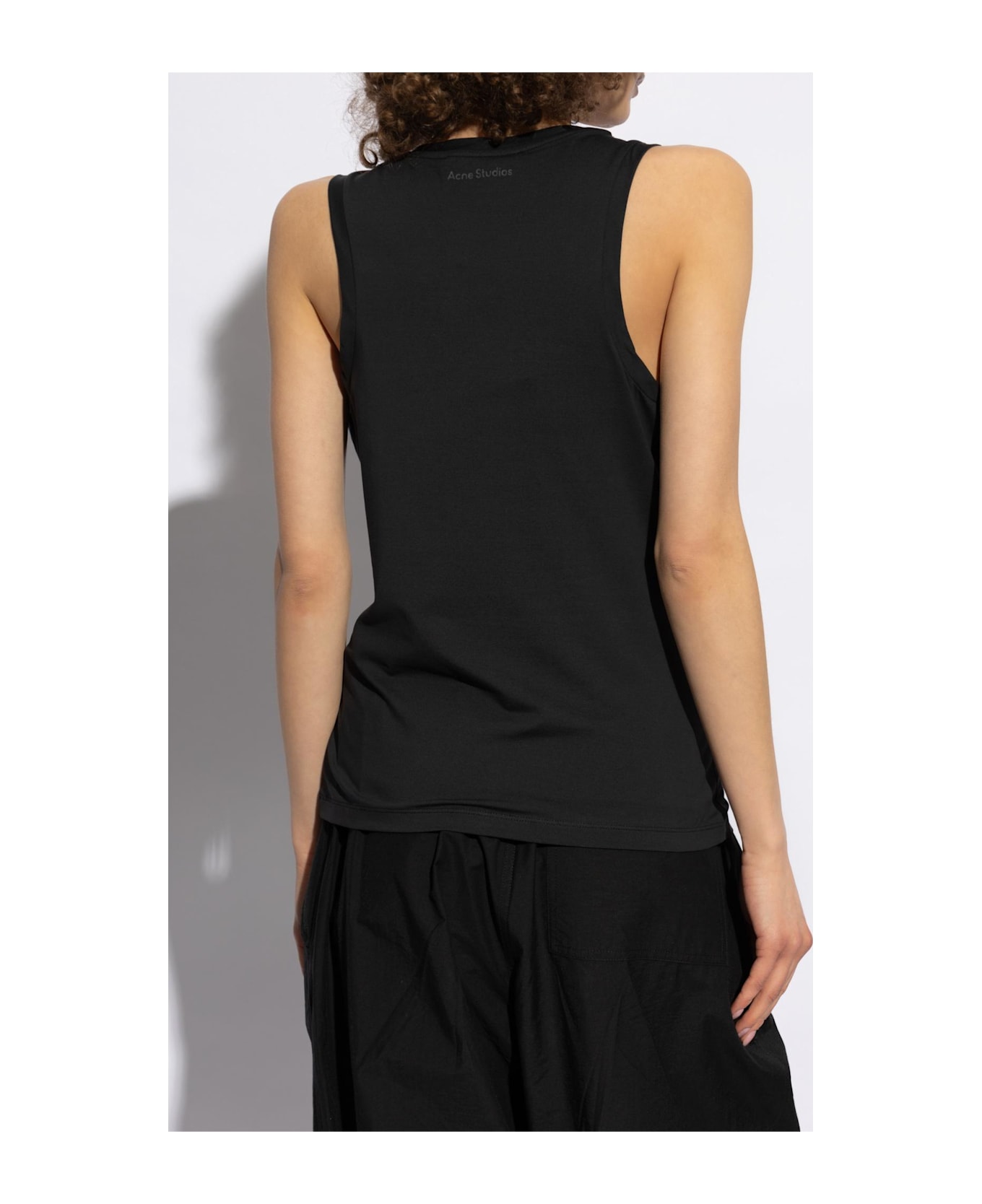 Acne Studios Top With Logo - Black