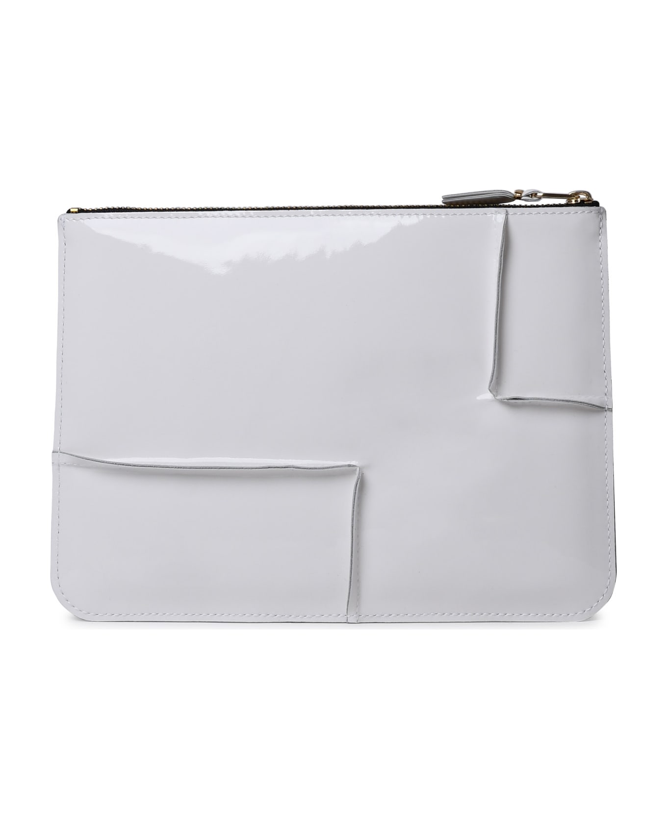 Comme des Garçons Wallet 'medley' White Leather Packet - White