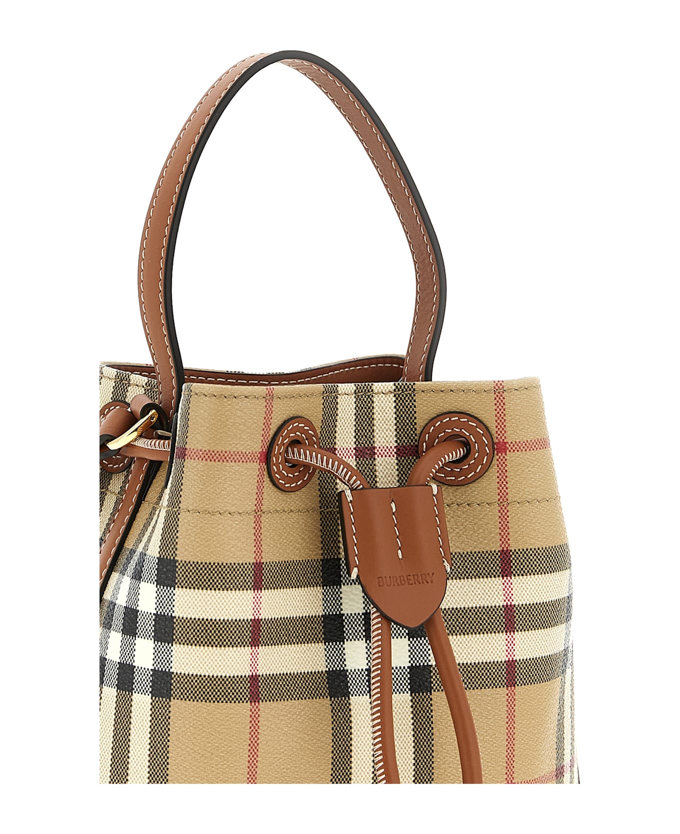 Burberry Check Bucket Bag - Multicolor