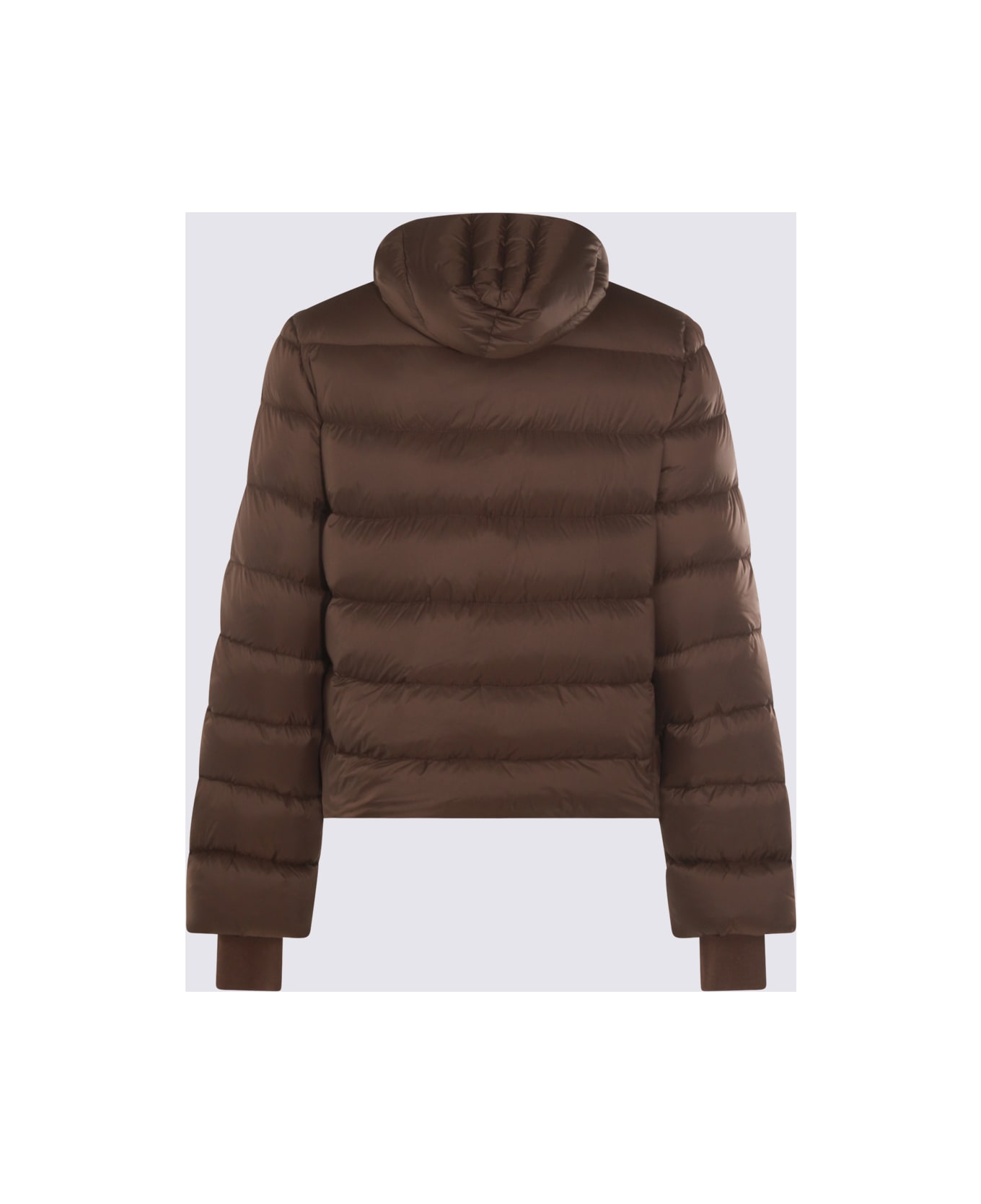 Rick Owens Brown Gimp Down Jacket - DARKDUST