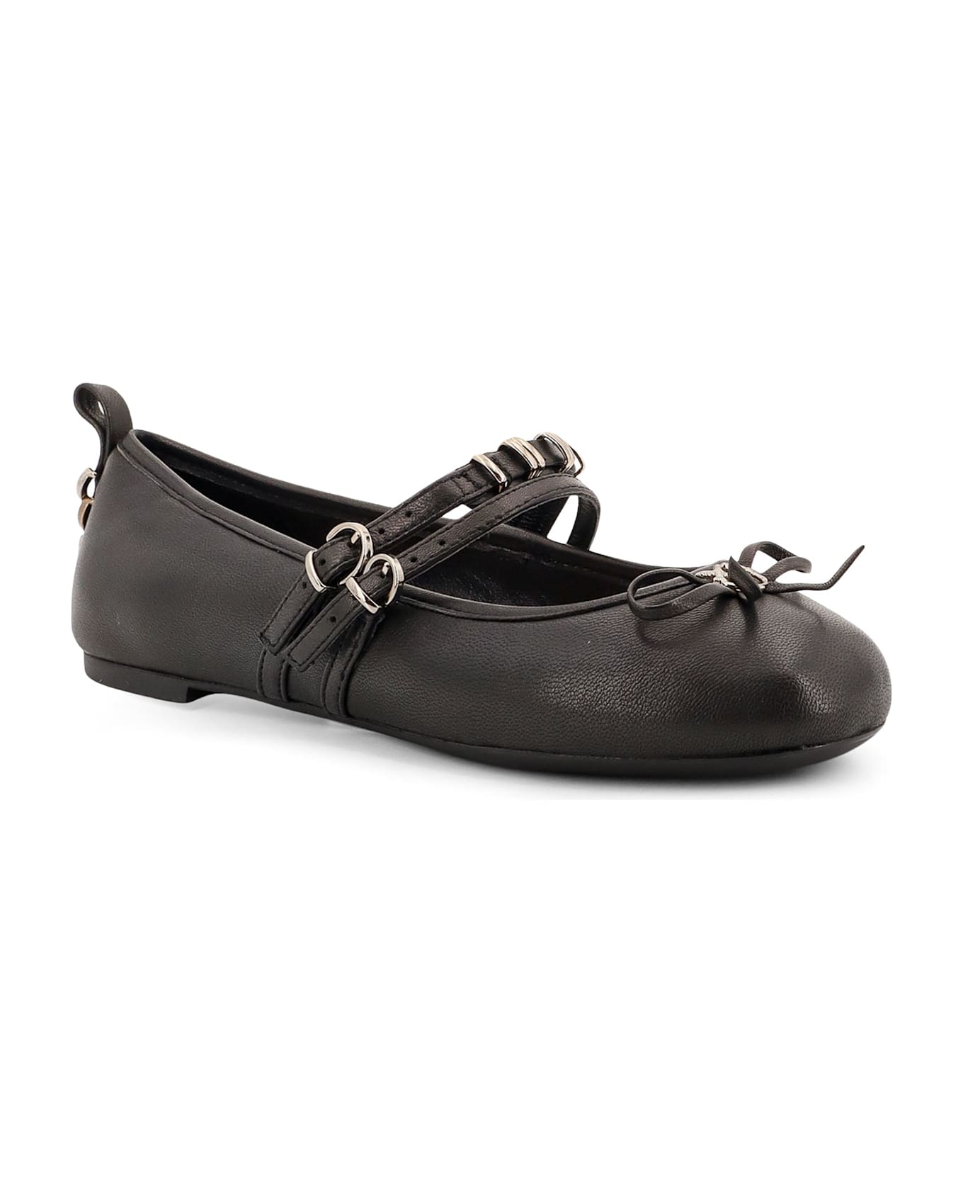 Pinko Gioia 09 Leather Ballerinas - Black