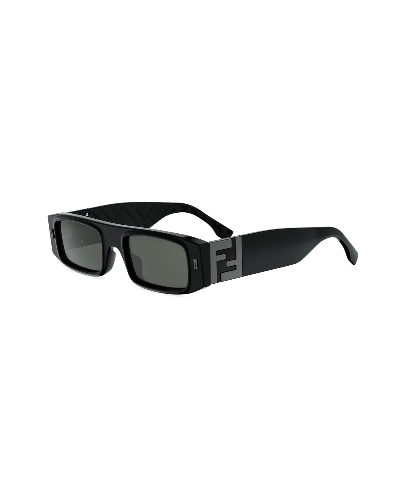 Fendi Eyewear Fendi Fe40181i Ff Squared 01a Nero Sunglasses - Nero