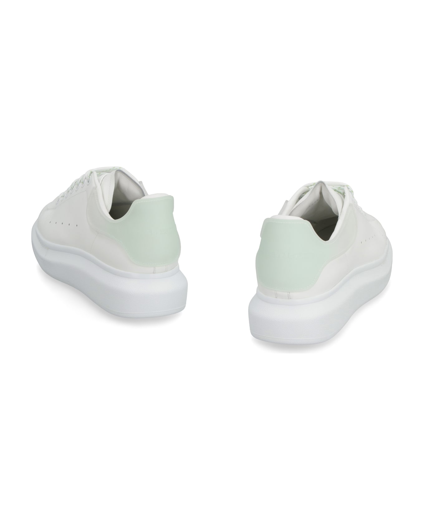 Alexander McQueen Larry Leather Chunky Sneakers - White