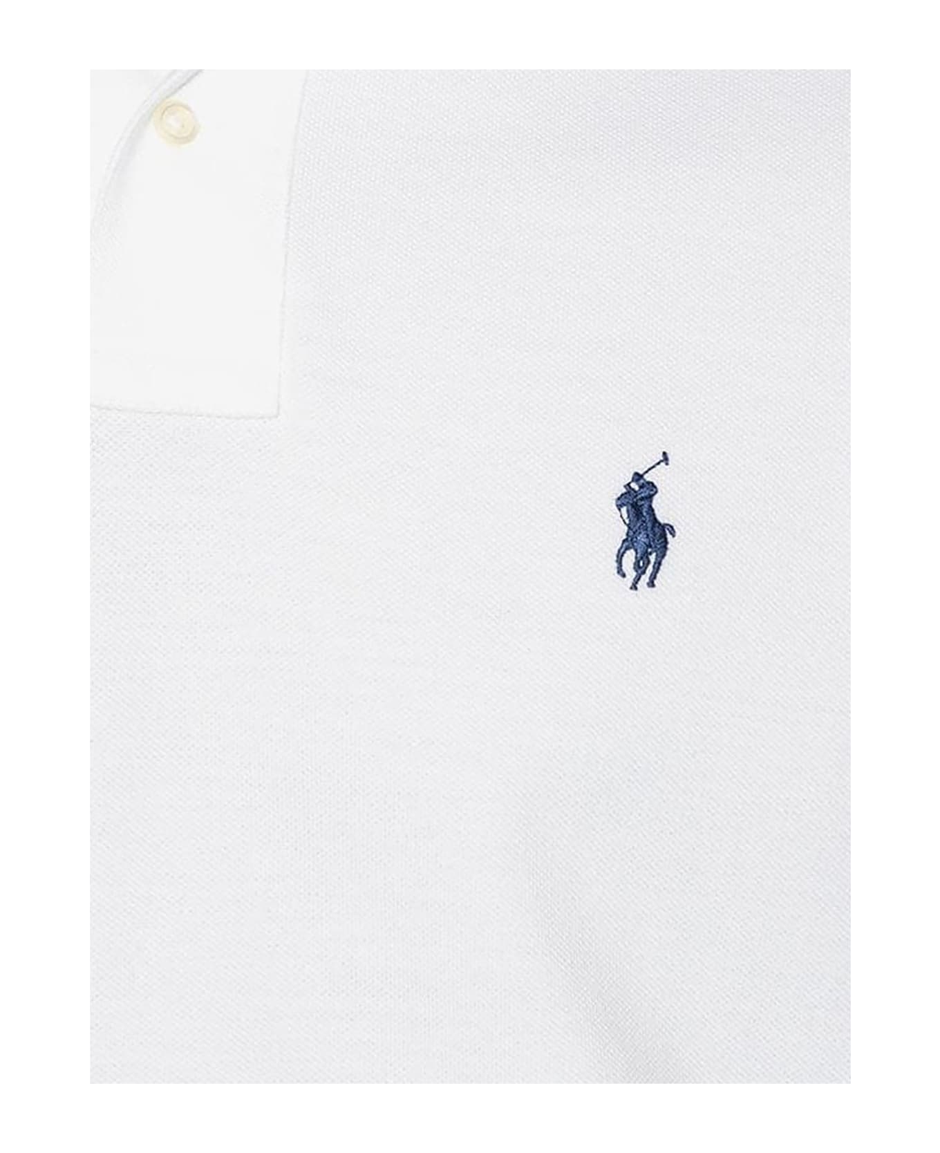 Ralph Lauren White Cotton Polo Shirt - 002