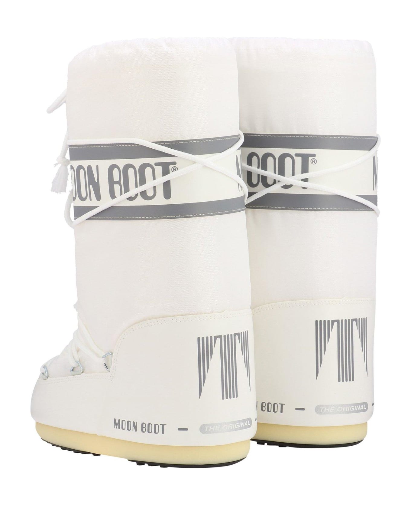 Moon Boot Icon Junior Lace-up Boots - WHITE シューズ