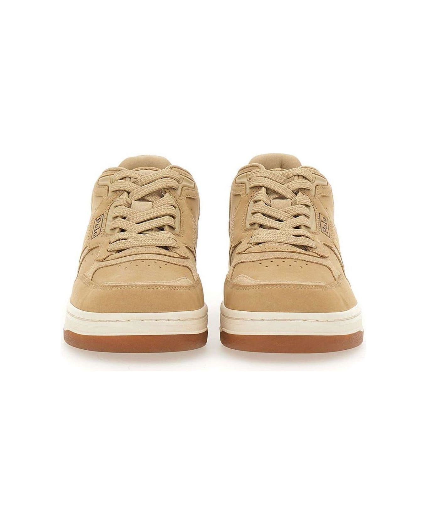 Polo Ralph Lauren Masters Court Lace-up Sneakers - Brown