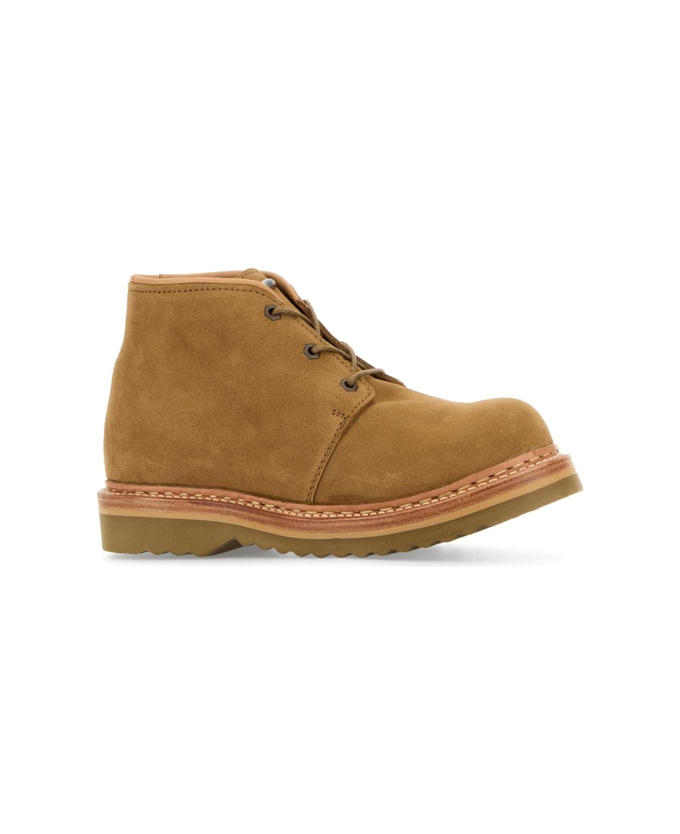 Our Legacy Beige Suede Chukka Ankle Boots - MEDALLION VELOUR SUEDE