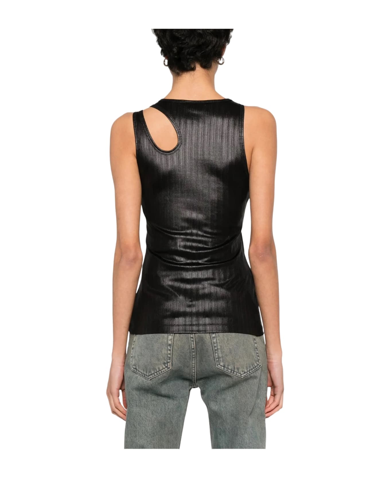 Just Cavalli Black Sleeveless Top - Black