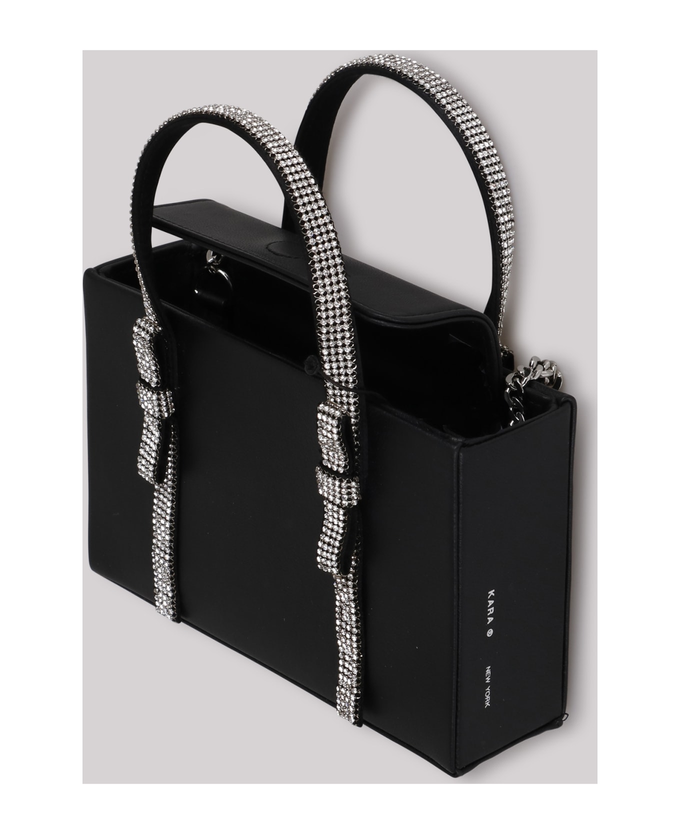 Kara Crystal Bow Mini Bag トートバッグ