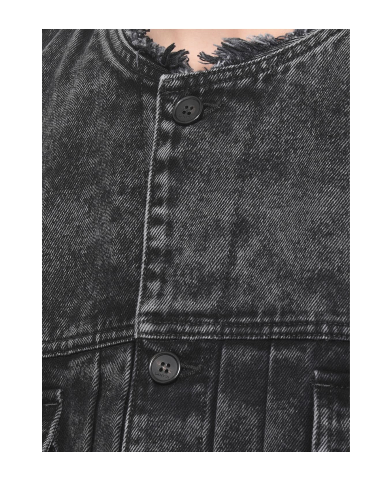 Lanvin Cotton Jeans Jacket - Black