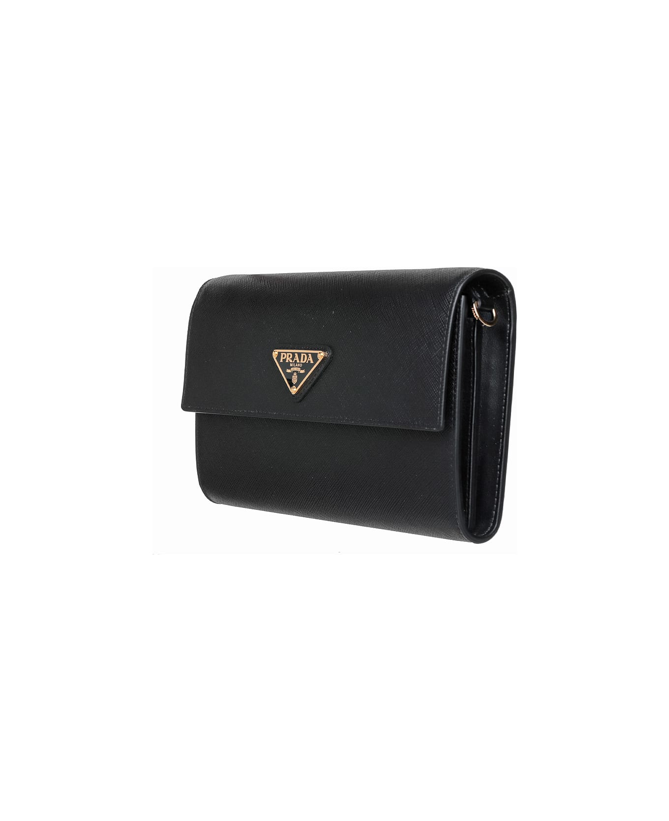 Prada Prada Triangle Strap Wallet | italist