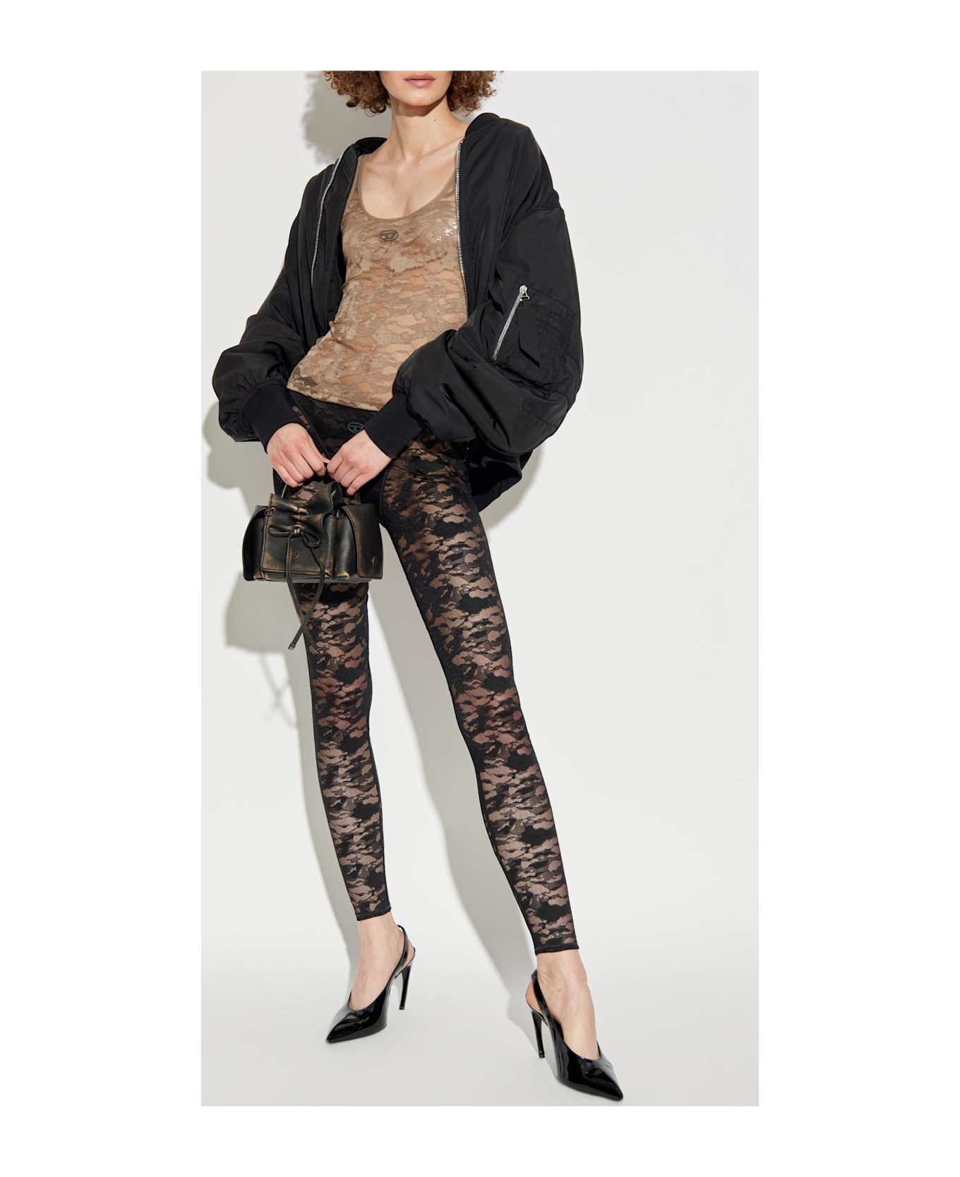 Diesel Lace Leggings 
claire

