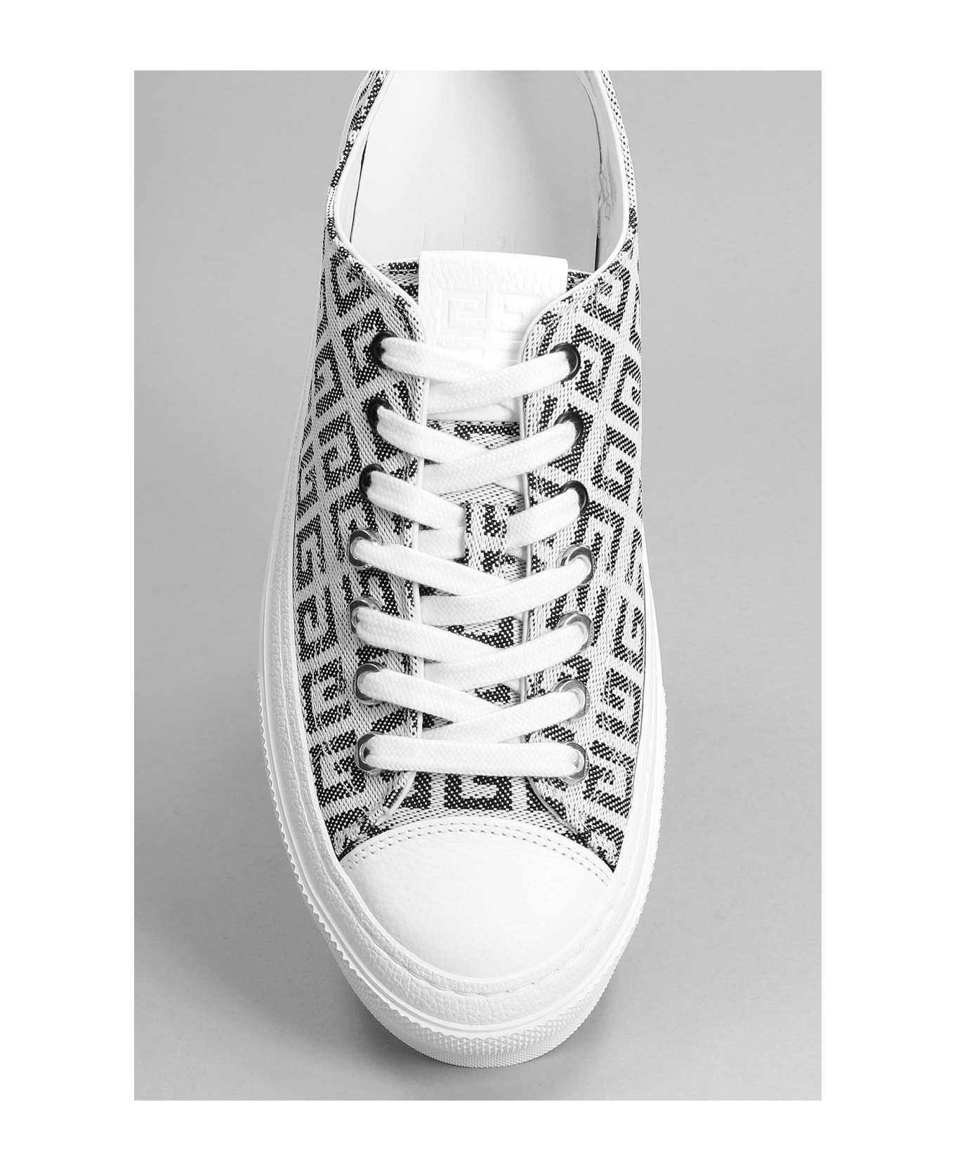 Givenchy Sneakers In Black Cotton - black