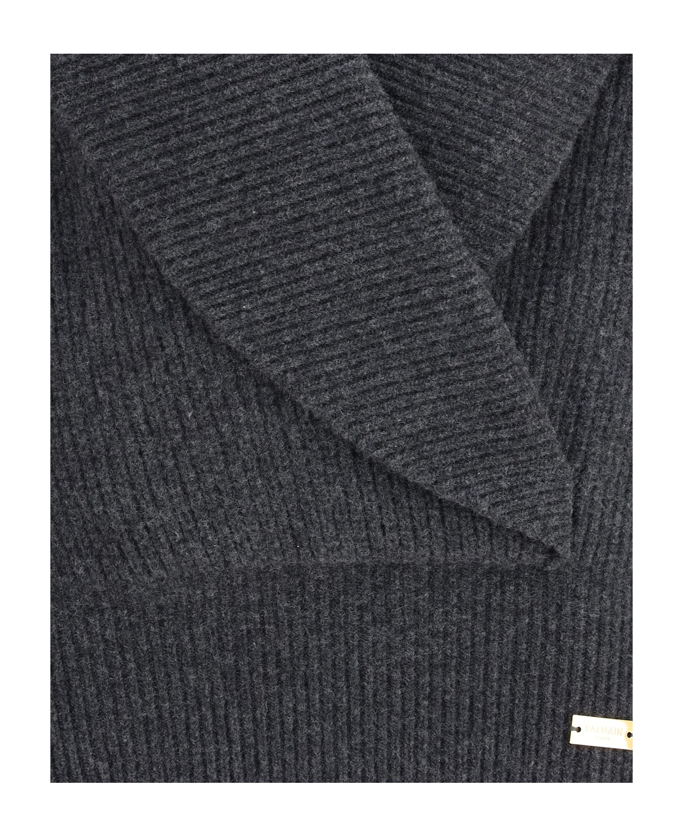 Balmain Oversized Wrap-effect Sweater