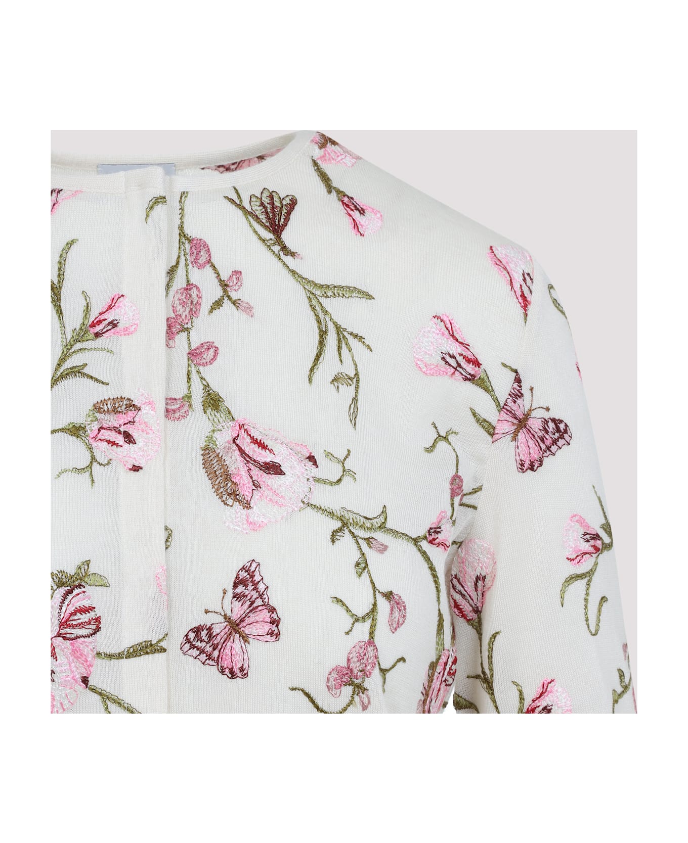 Giambattista Valli Knitted Cashmere Cardigan - Ivory