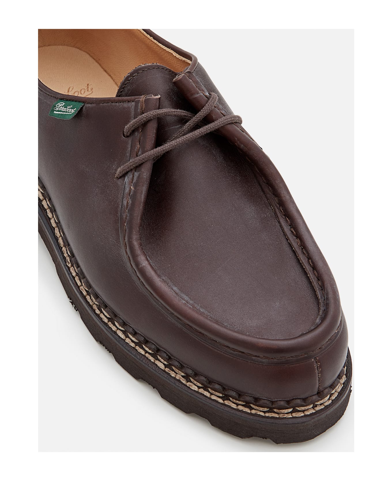 Paraboot Michael Leather Derby Shoes - Brown