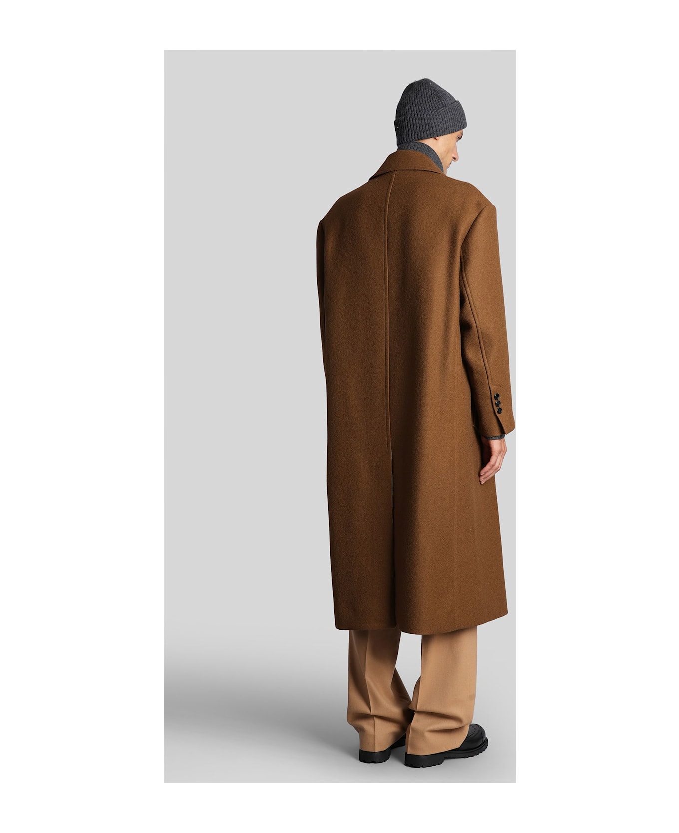 Ami Alexandre Mattiussi In Brown Wool - brown