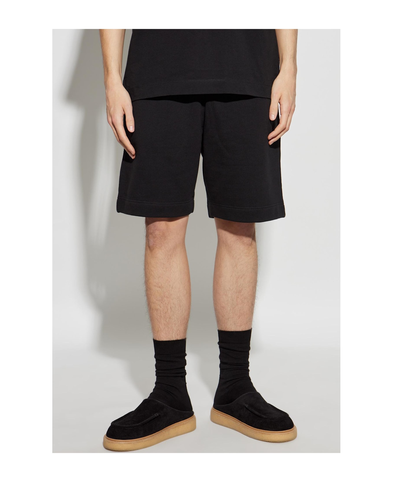 Dries Van Noten Cotton Shorts - BLACK