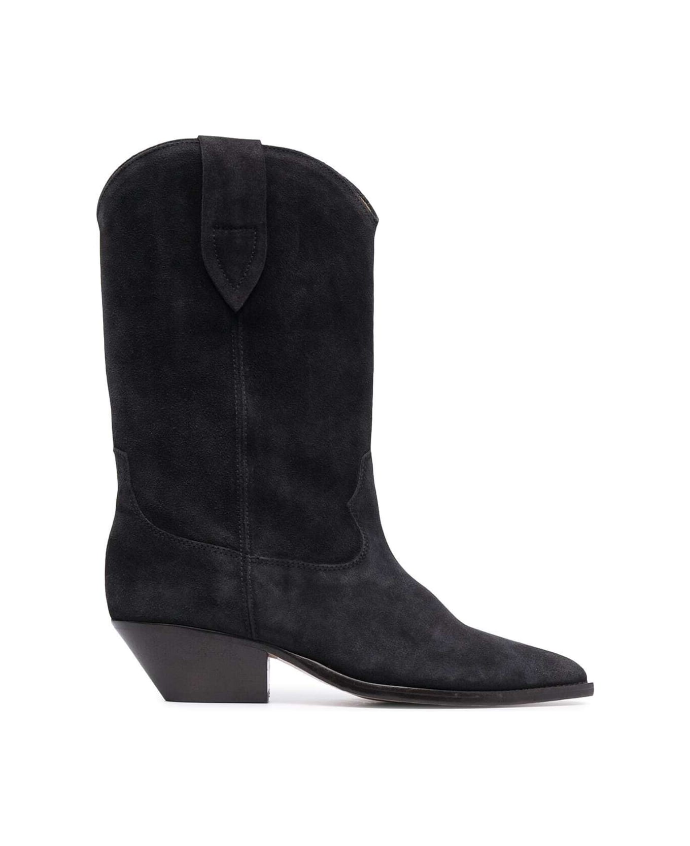 Isabel Marant Woman's Black Duerto Suede Boots - Black ブーツ