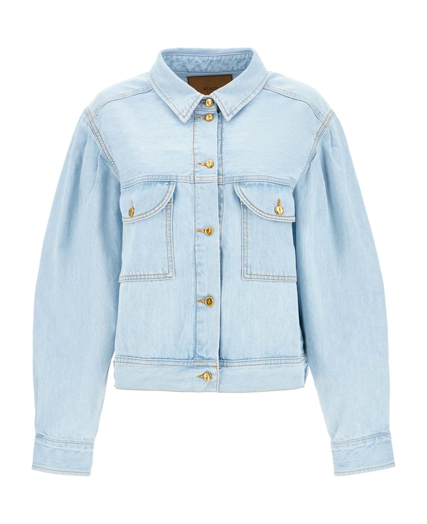Blazé Milano 'nariida Shire' Denim Jacket - SKY (Light blue)