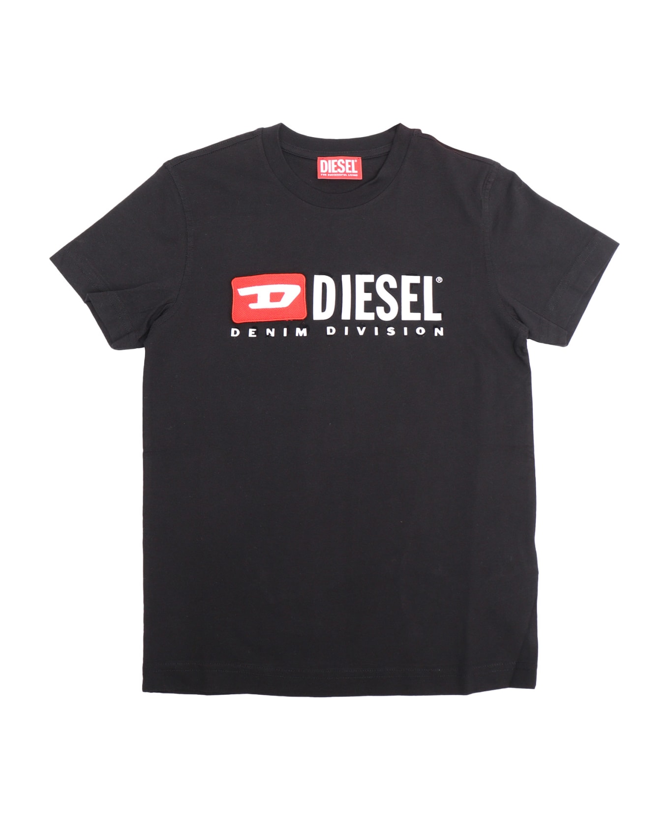 Diesel Children's Diesel T-shirt - BLACK Tシャツ＆ポロシャツ