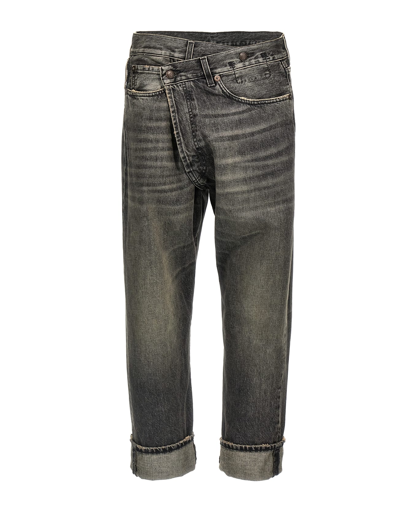 R13 'cross Over' Jeans - Gray