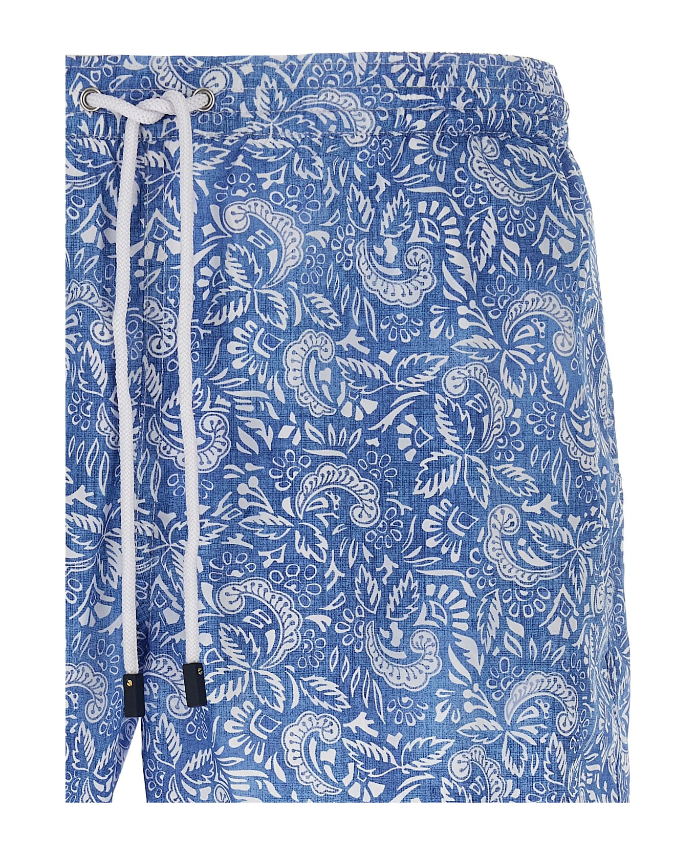 Barba Napoli Paisley Floral Swimsuit - Blue