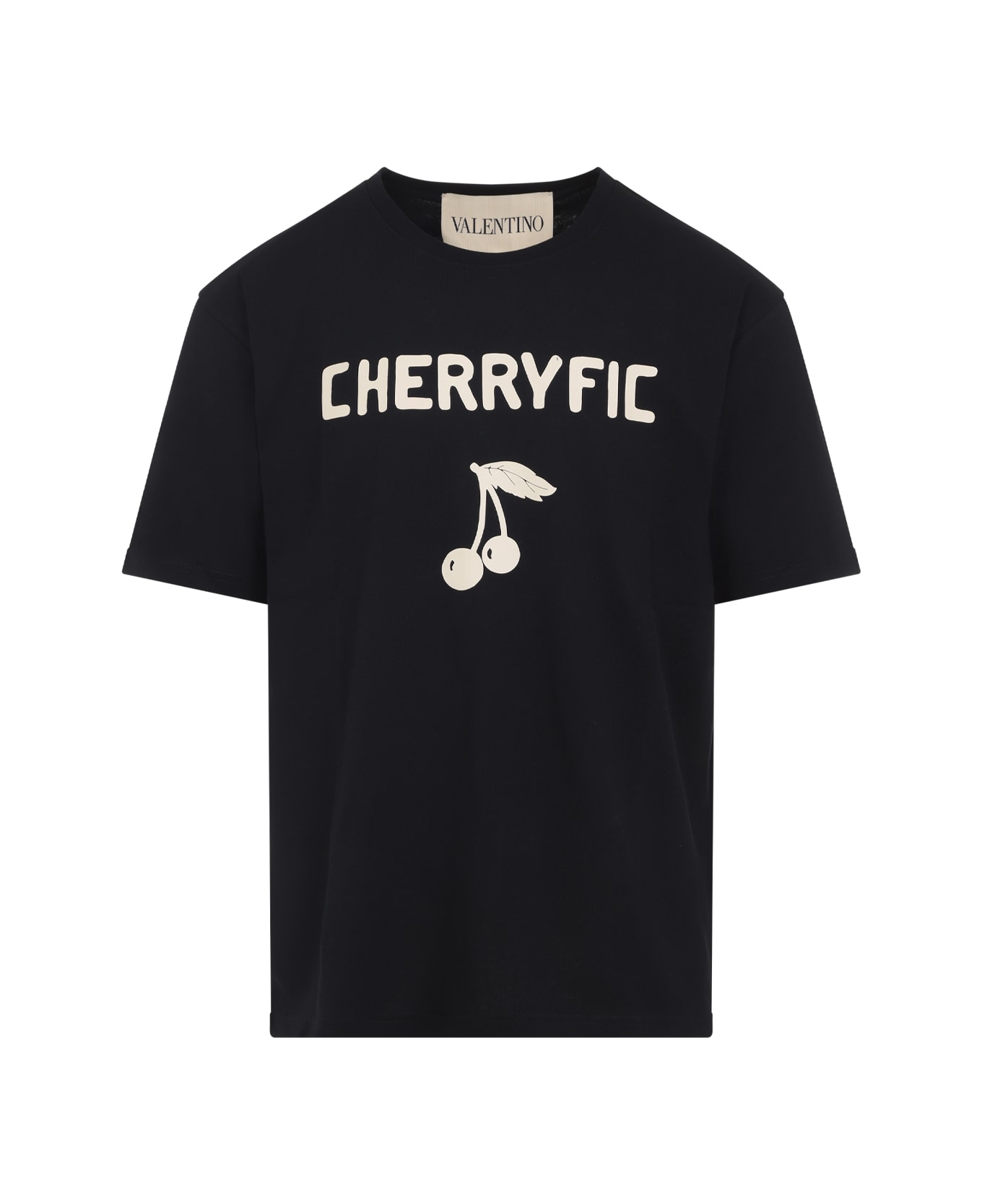 Valentino Cherryfic T-shirt - Ra Nero Burro