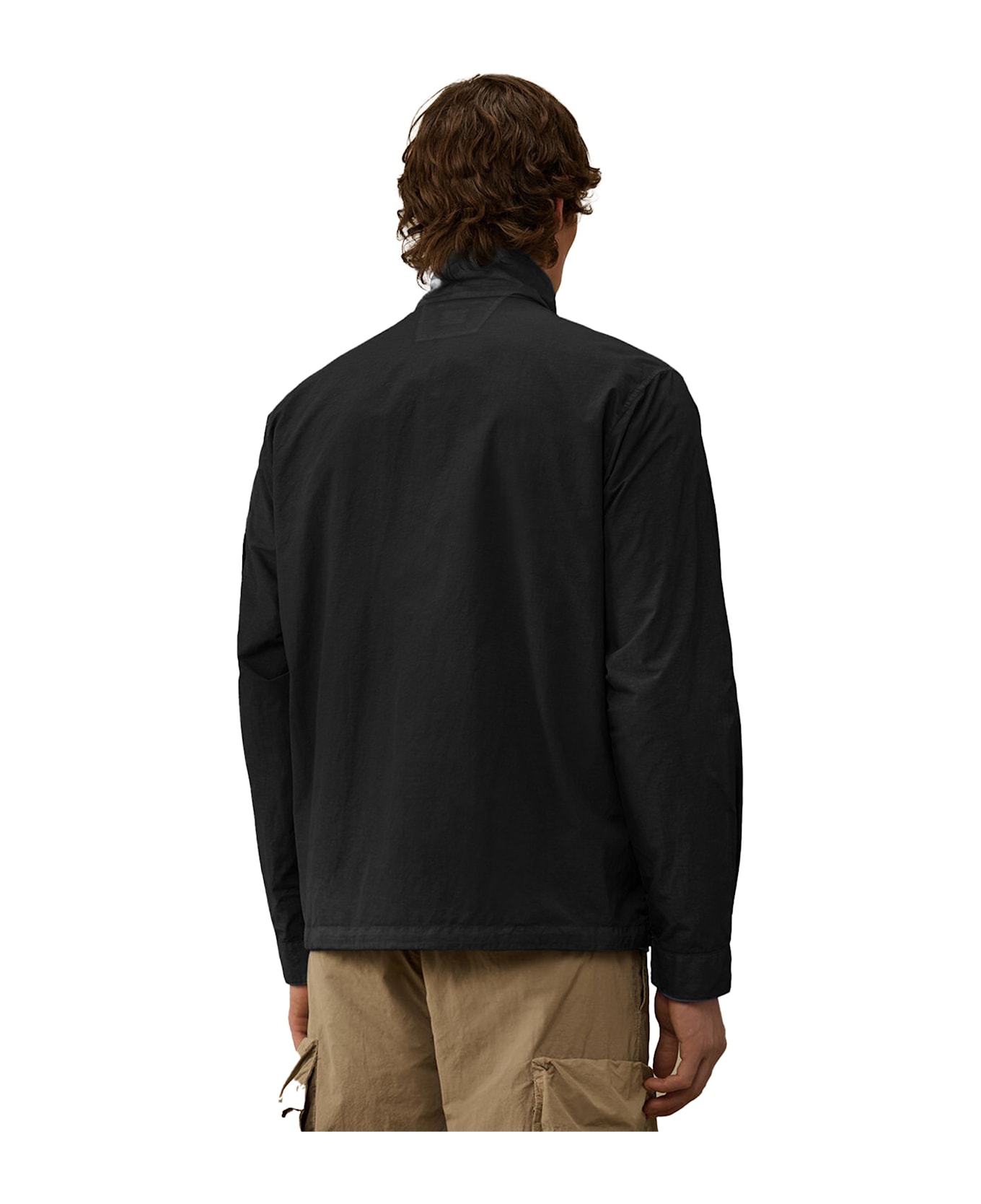C.P. Company Flatt Nylon Jacket With Logo Iconic Detail