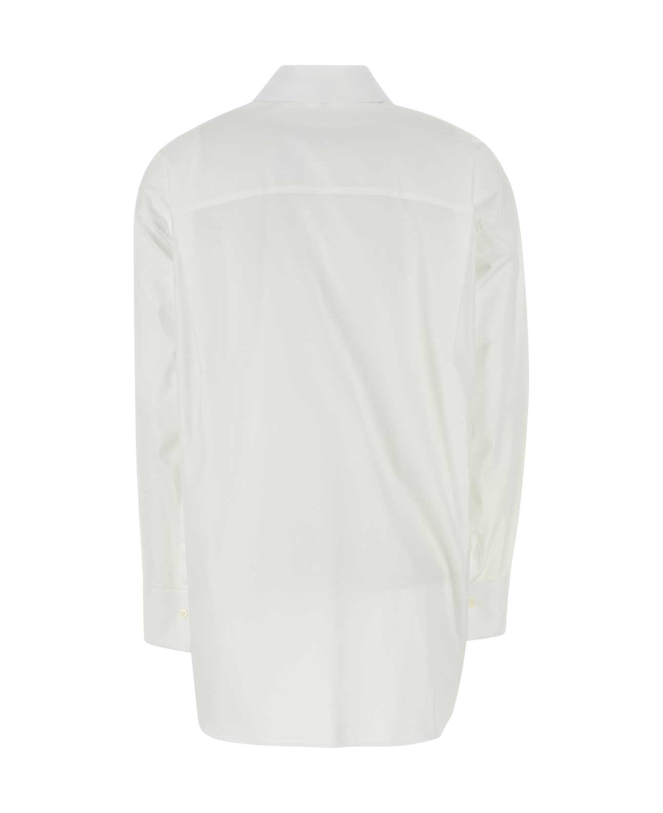 Loewe White Poplin Shirt - WHITE