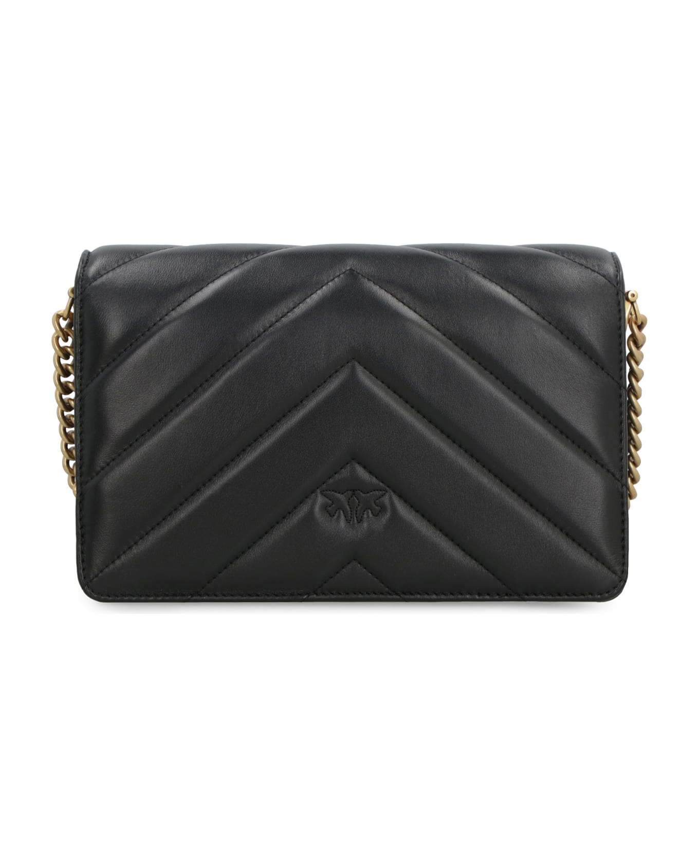 Pinko Classic Love Click Leather Bag - black