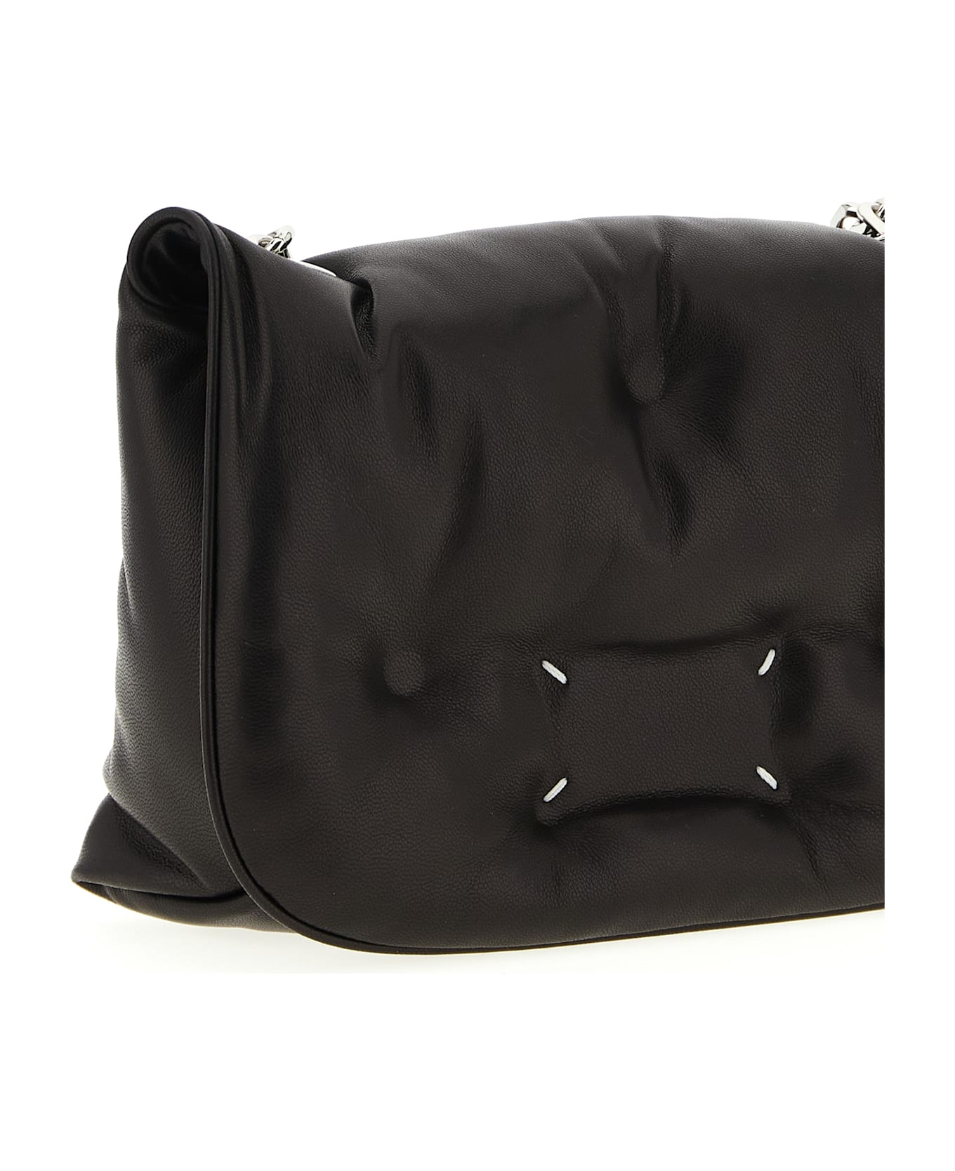 Maison Margiela 'glam Slam Flap' Shoulder Bag - Black  