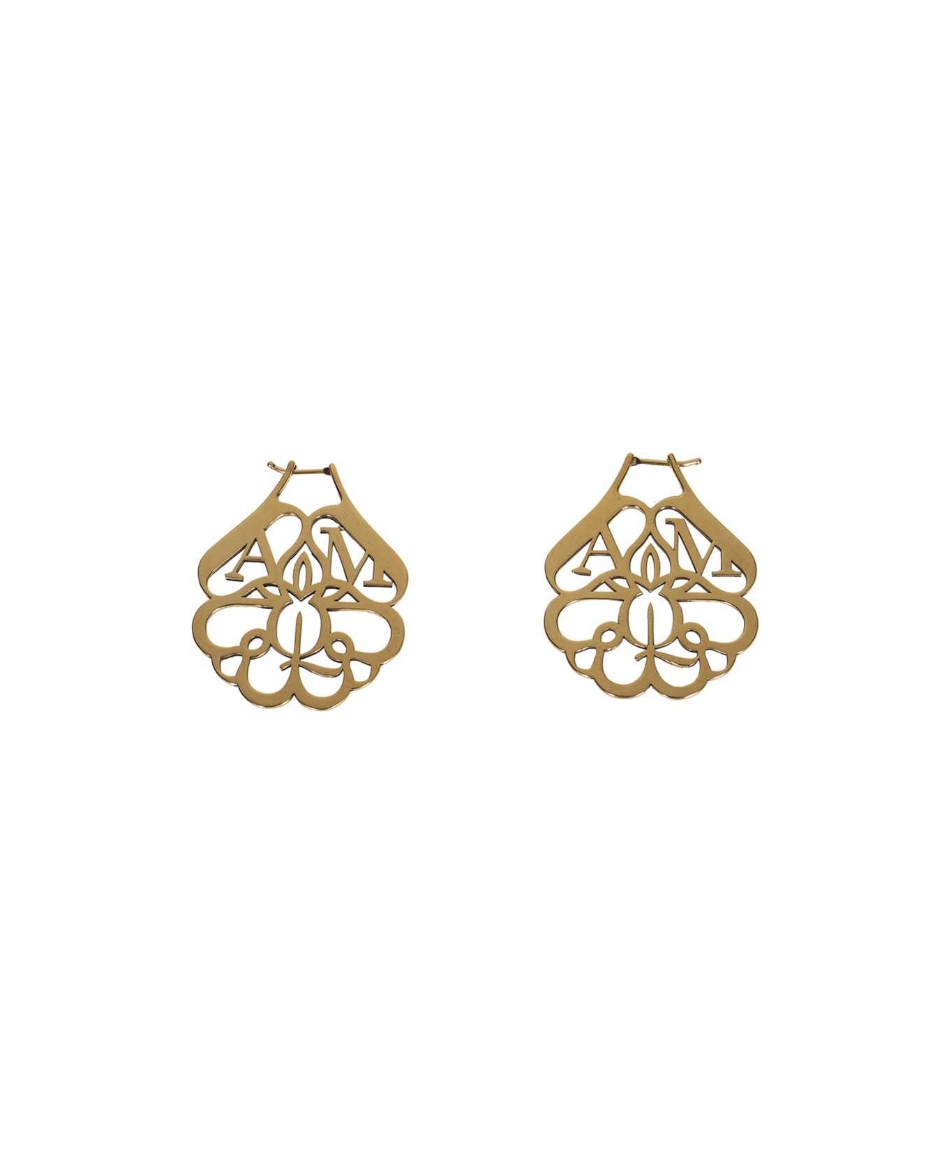 Alexander McQueen Logoed Earrings - Gold