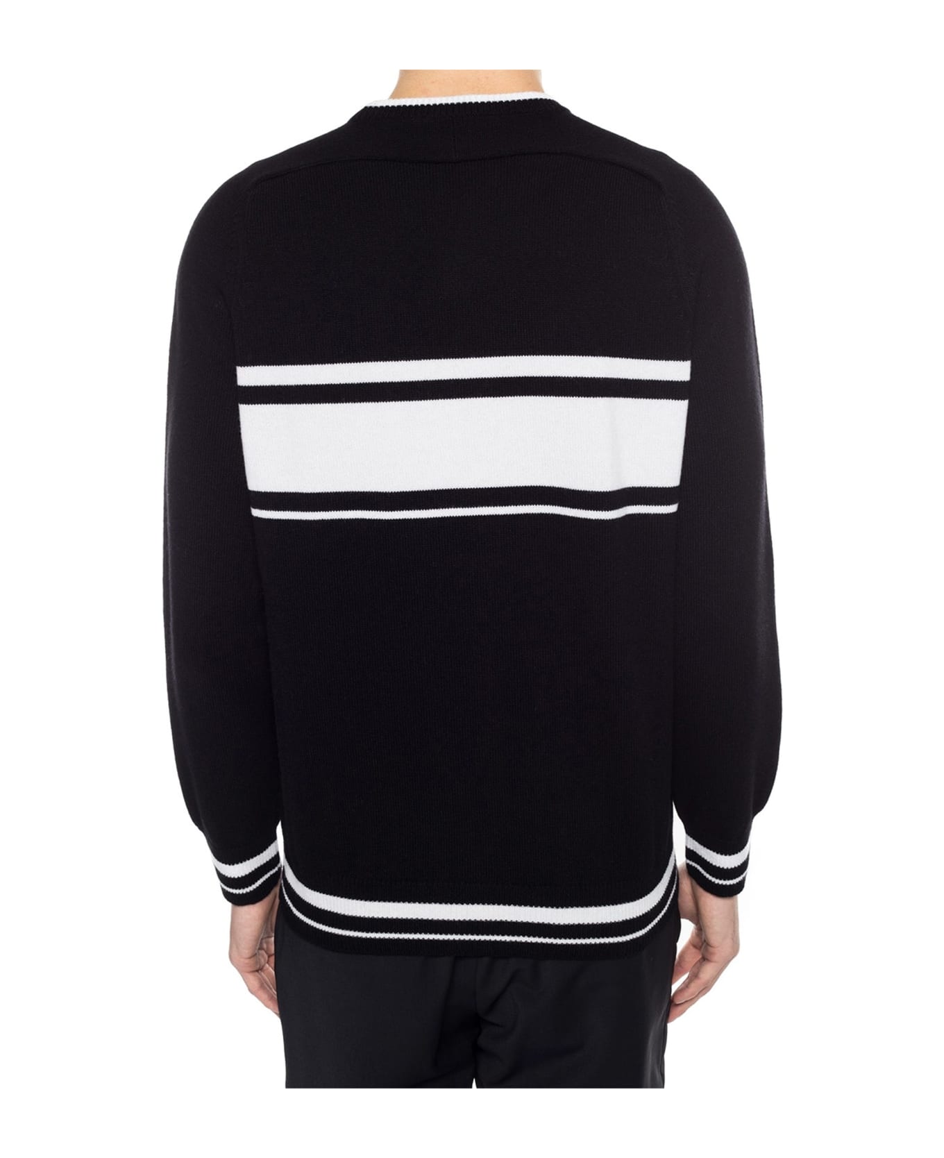 Dolce & Gabbana Logo Cashmere Sweater - Black ニットウェア