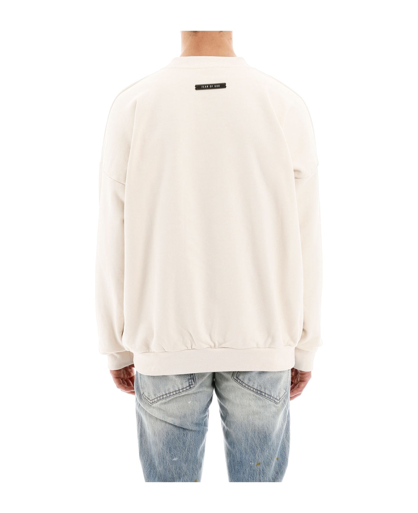 Fear of God Logo Patch Sweatshirt - CREAM CREAM (Beige)