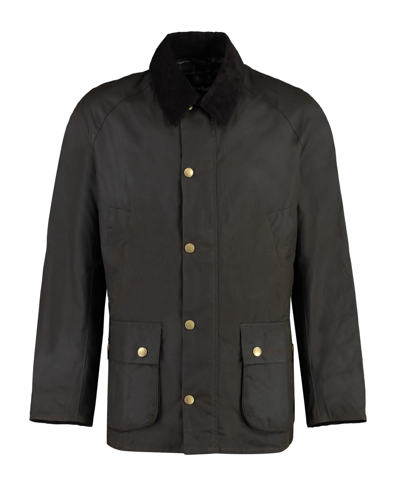 Barbour Ashby Waxed Cotton Jacket - green