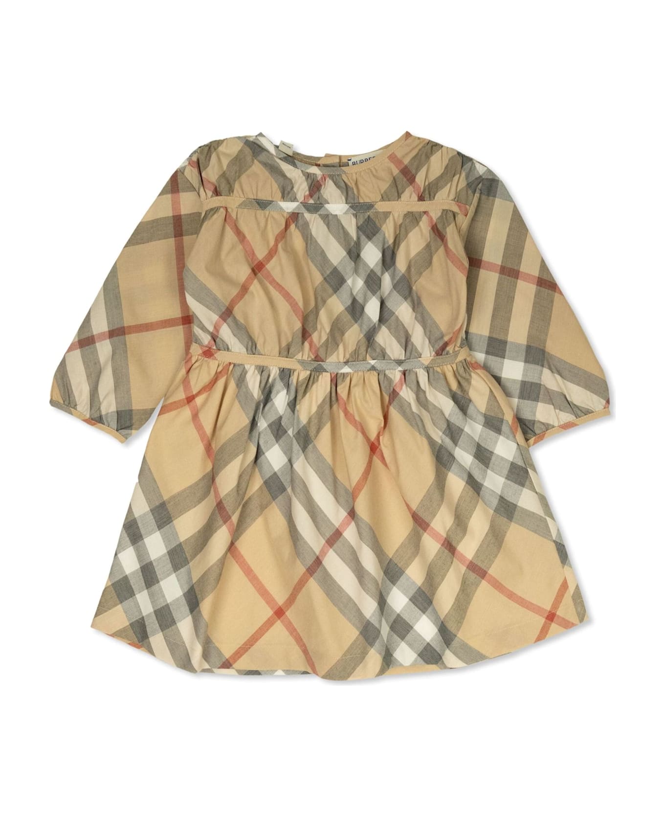 Burberry Kids Dresses Beige - Beige