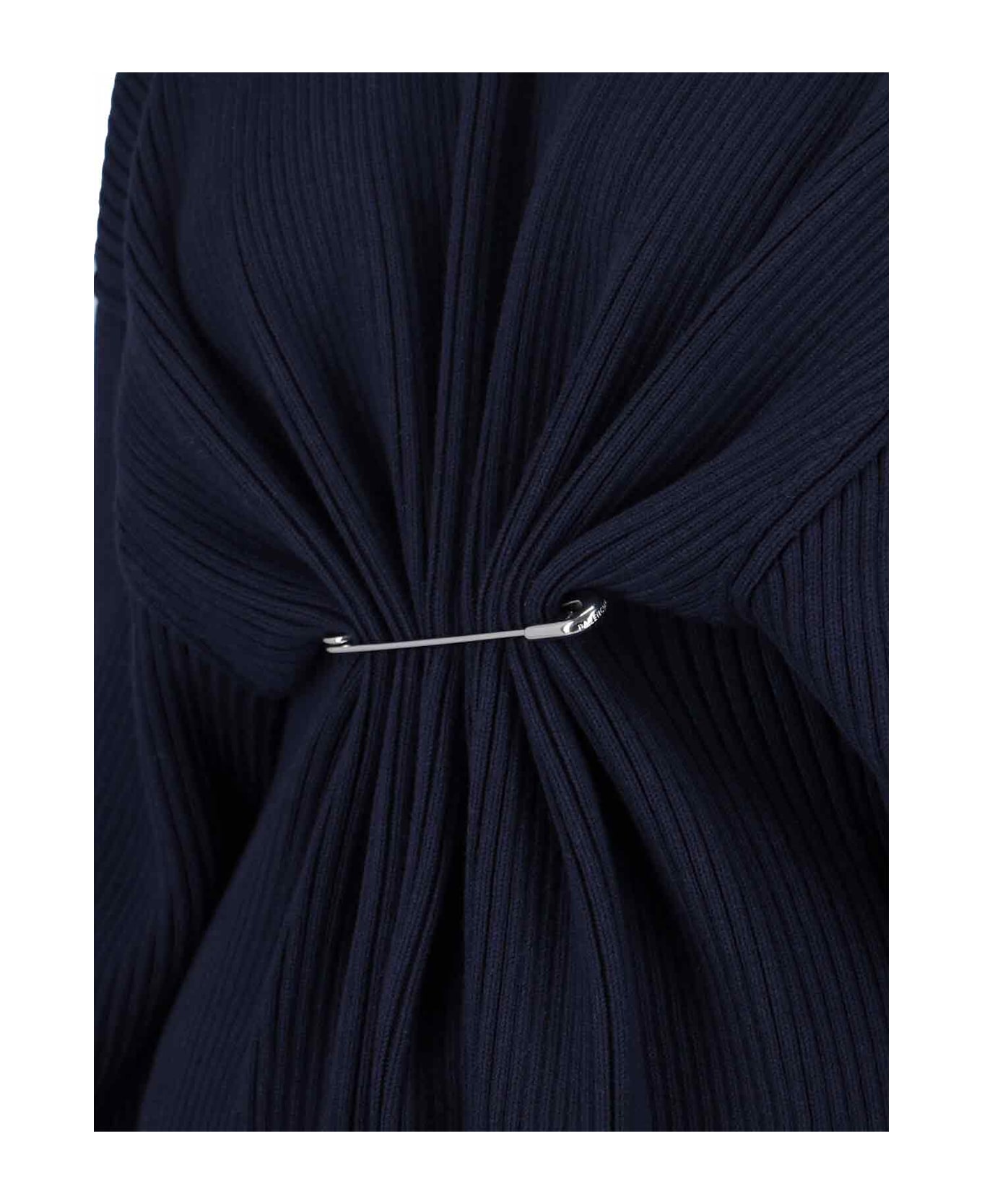 Balenciaga Knitted Midi Dress - Blue