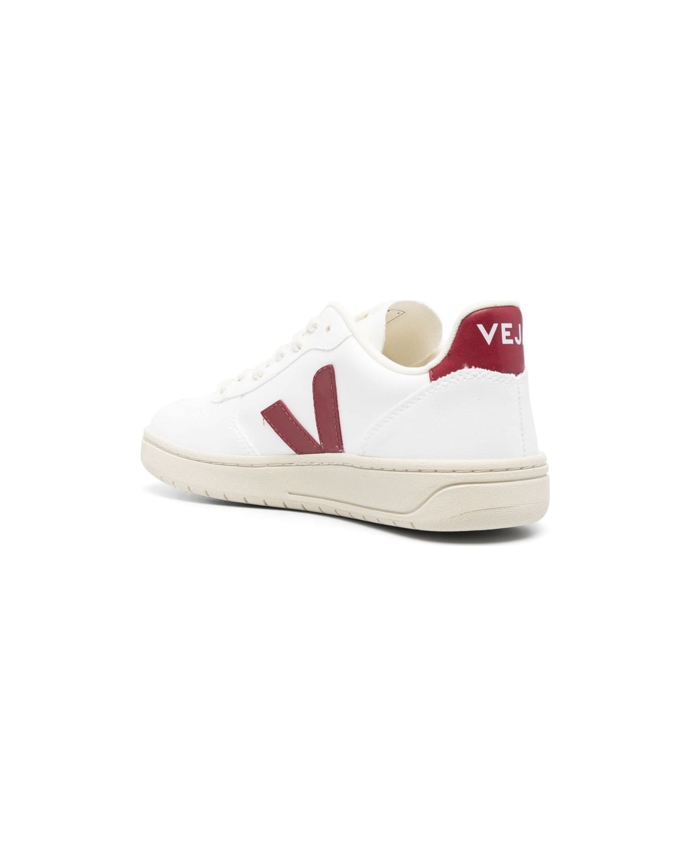 Veja V-10 Sneakers - White Marsala