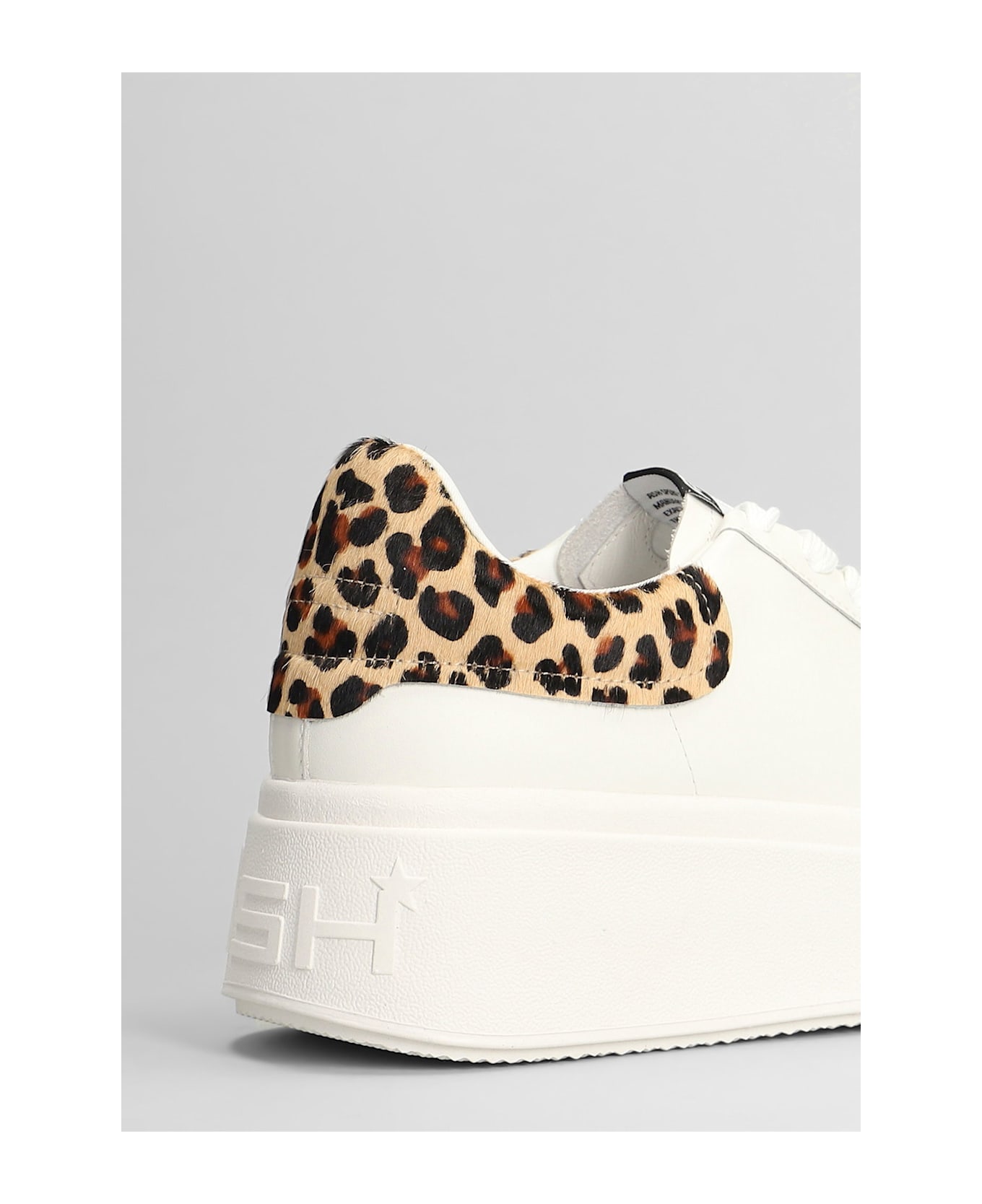 Ash Moby Sneakers In White Leather - white