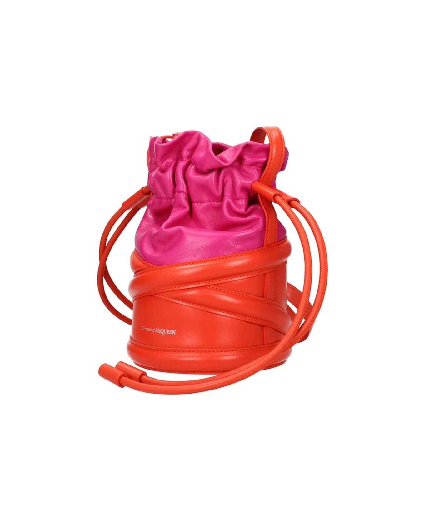 Alexander McQueen Curved Bucket Shoulder Bag - Pink トートバッグ