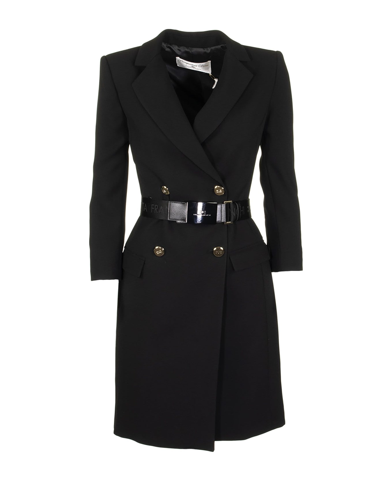 Elisabetta Franchi Celyn B. Black Dress With Belt | italist, ALWAYS ...