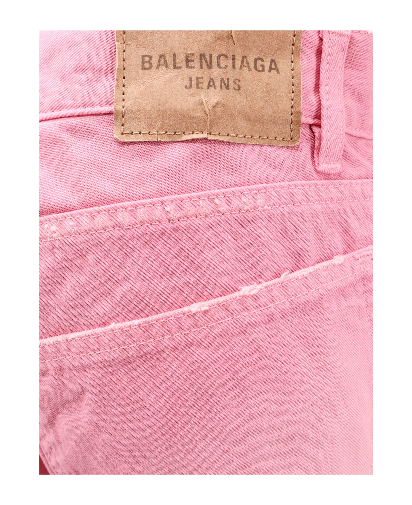 Balenciaga Cotton Denim Jeans - Pink