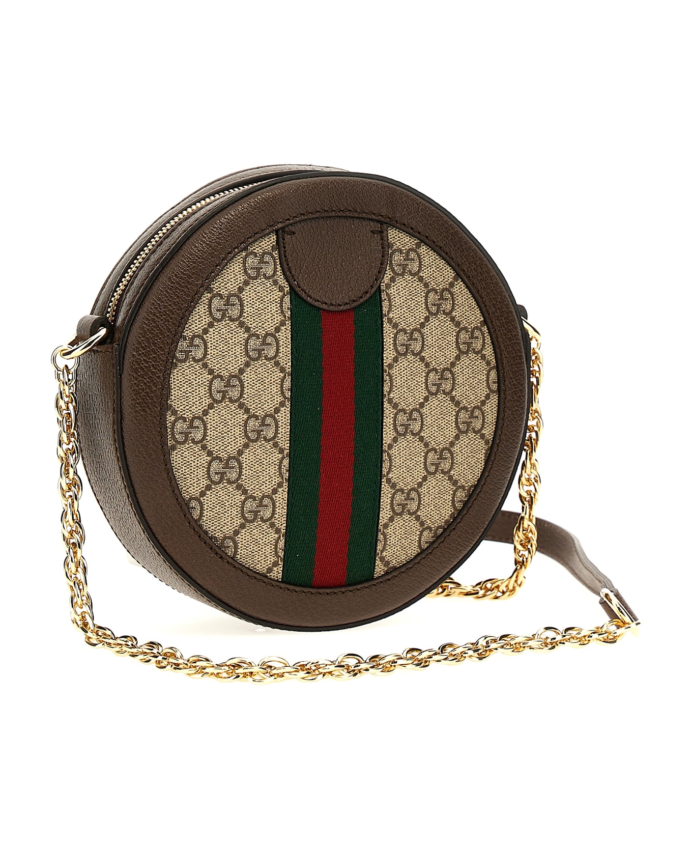 Gucci 'ophidia' Crossbody Bag - Brown