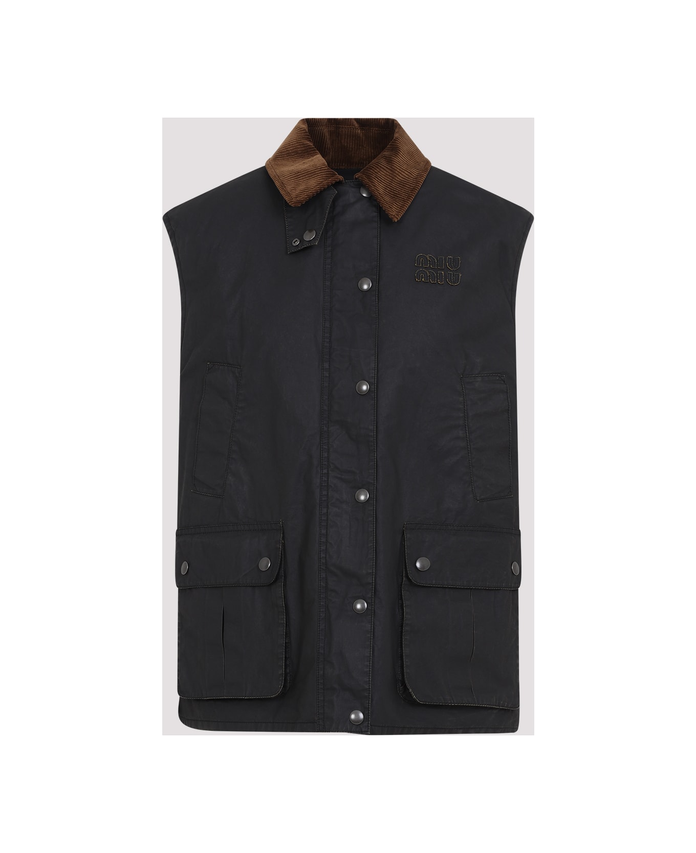 Miu Miu Cotton Jacket - Nero