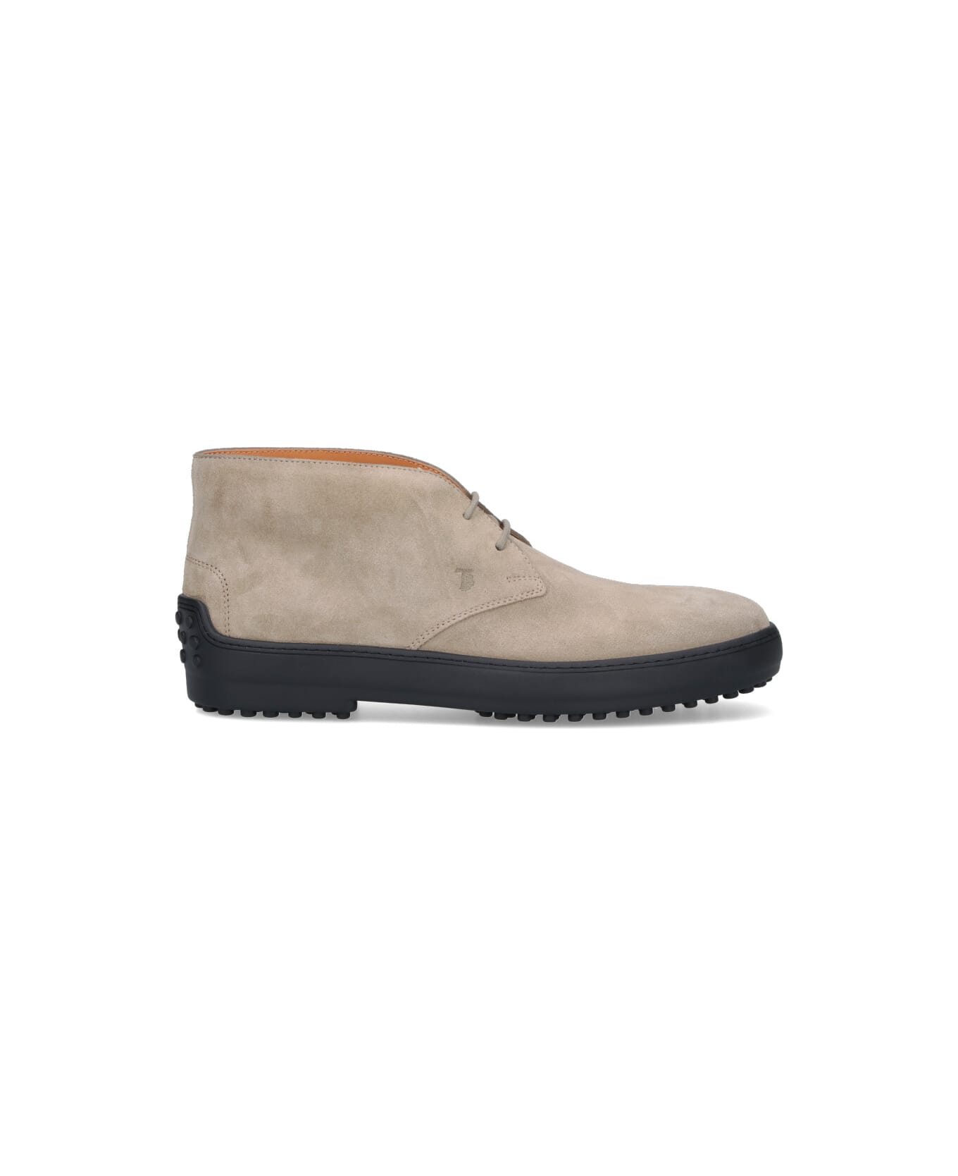 Tod
s Winter Gommino Suede Ankle Boots - Beige
