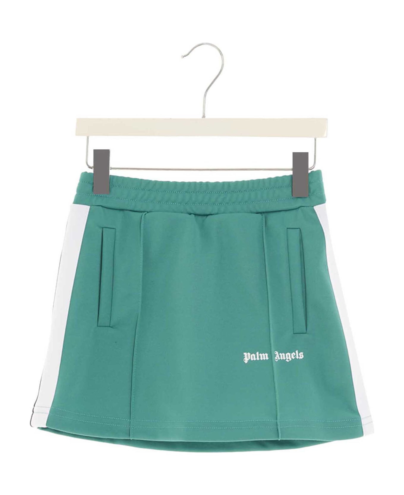 Palm Angels Logo Skirt - Green