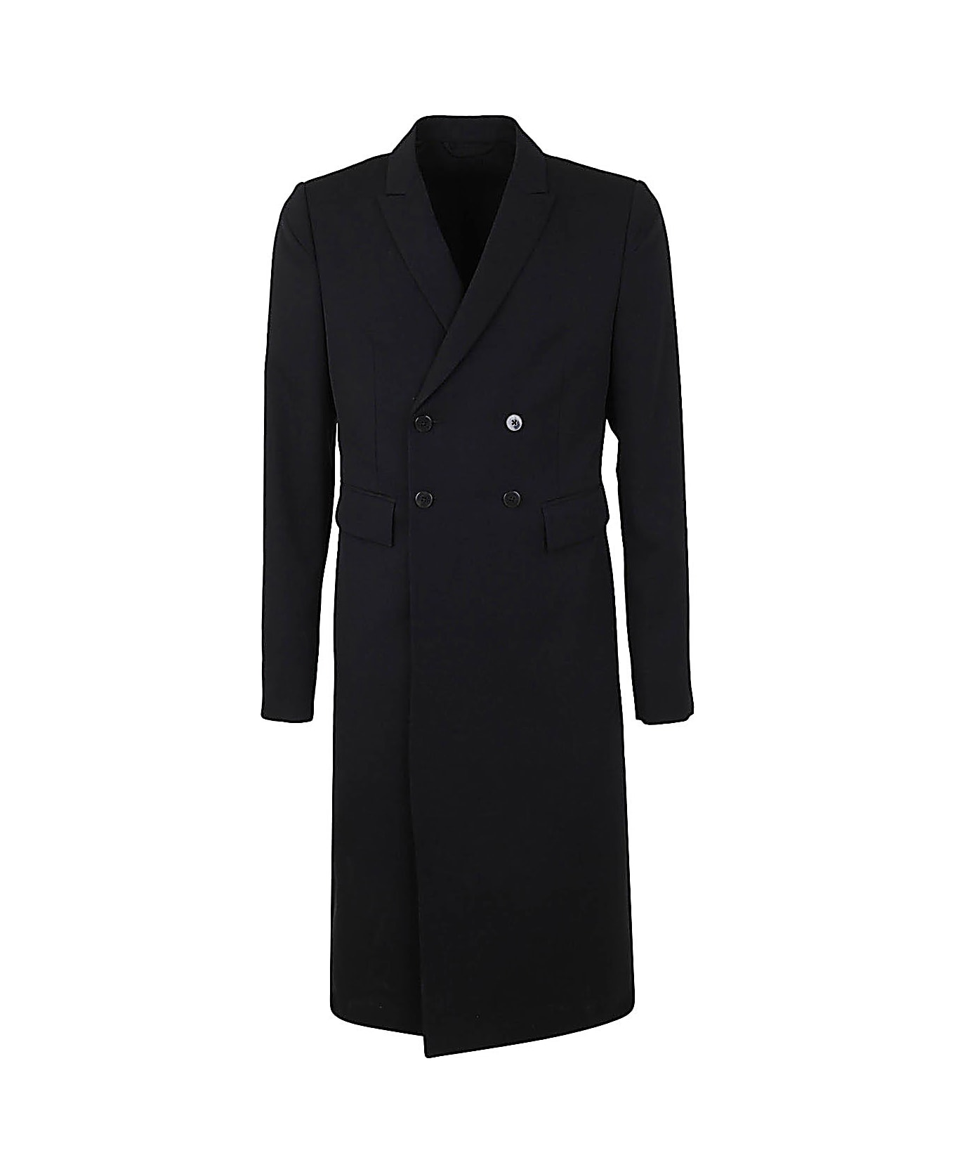 Sapio Double Breasted Coat - Black コート