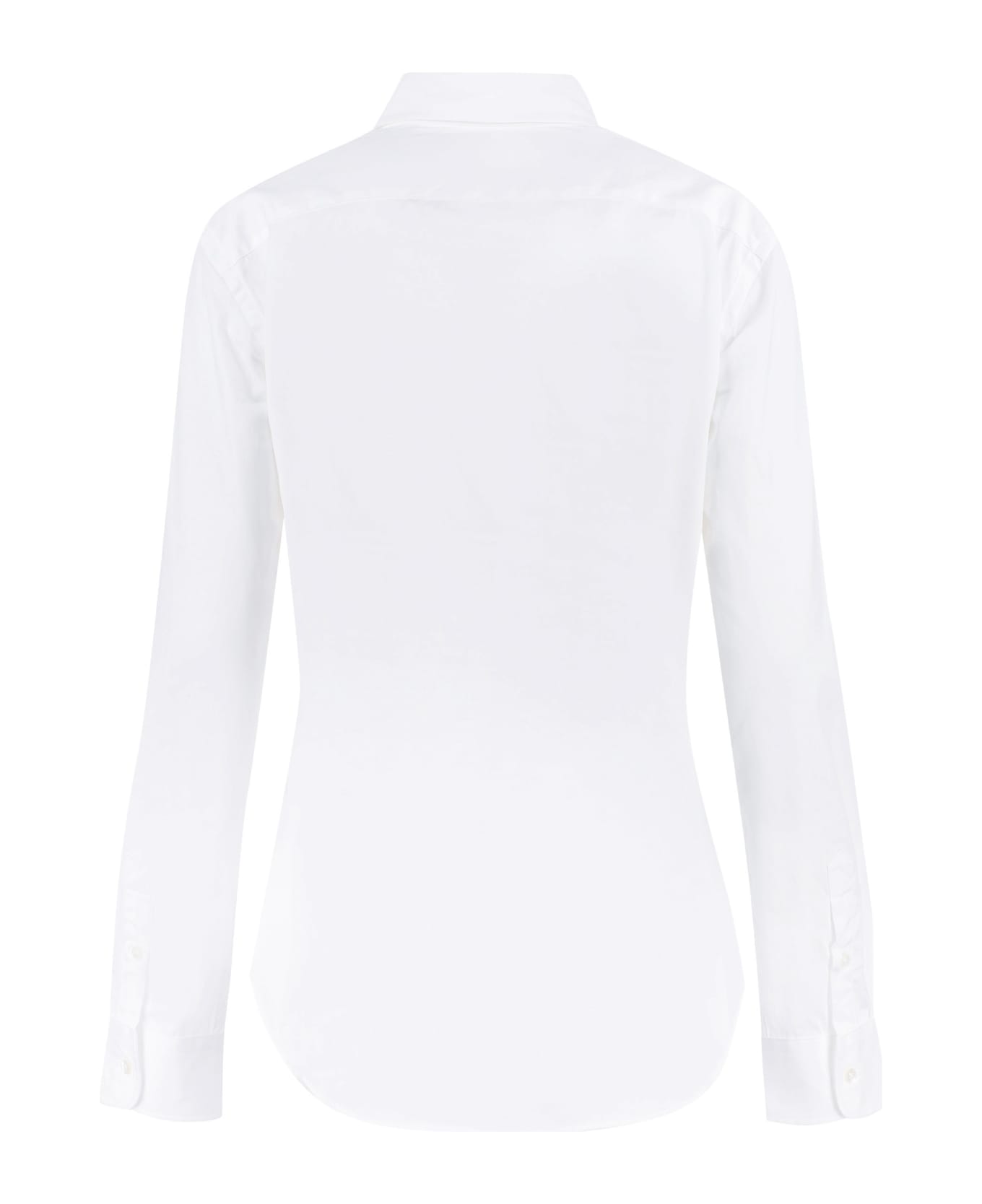 Polo Ralph Lauren Logo Embroidery Cottond Shirt Polo Ralph Lauren - WHITE シャツ